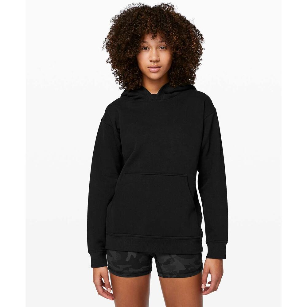 Lululemon All Yours Hoodie Black Size Small Sweatshirt Long Sleeve Comfort